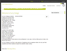 Tablet Screenshot of currycottagerestaurant.co.uk